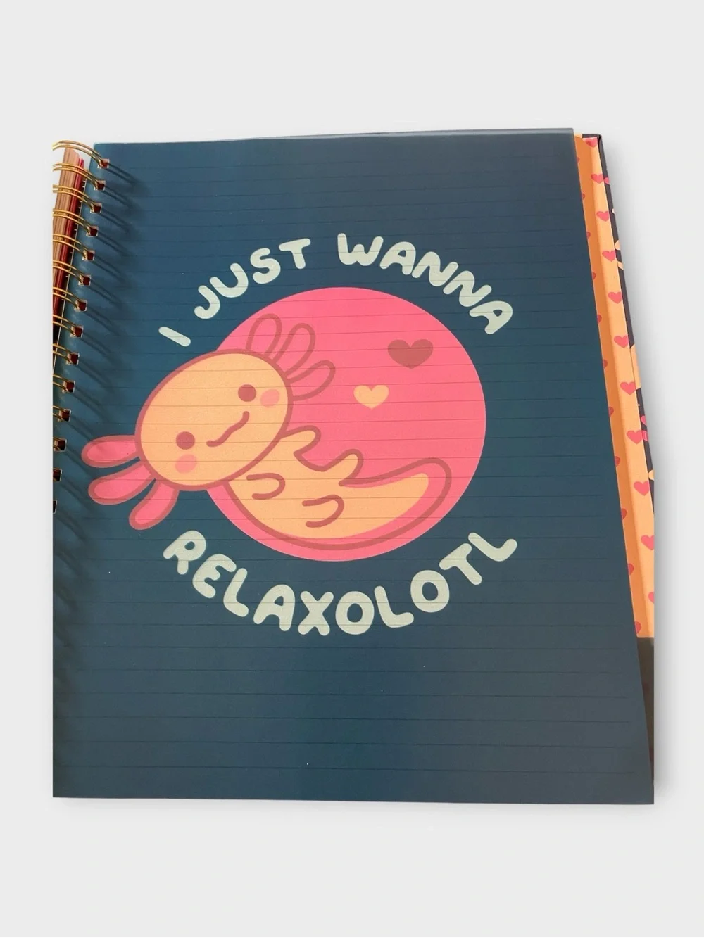 🌸 Meet Your New Favorite Organizer: James Burke Axolotl Spiral Notebook 🌸
